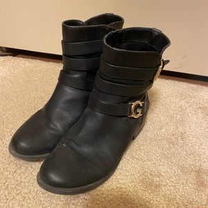 Guess Black Ankle Boots
